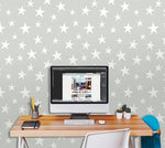 Stardust Grey Peel and Stick Wallpaper - Image 3