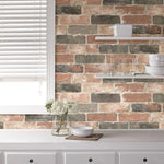 Newport Reclaimed Brick Peel and Stick Wallpaper - Image 5