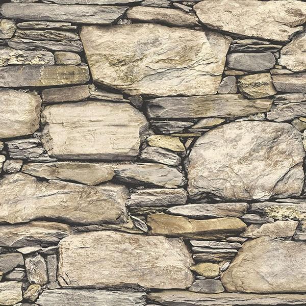 Hadrian Stone Wall Peel and Stick Wallpaper - Window Film World