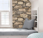 Hadrian Stone Wall Peel and Stick Wallpaper - Image 3
