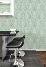 Nomad Damask Peel and Stick Wallpaper - Image 1