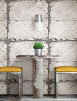 Vintage Tin Tile Peel and Stick Wallpaper - Image 4