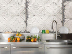 Vintage Tin Tile Peel and Stick Wallpaper - Image 3