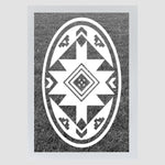 Native American Design Oval Decal | (Static Cling) - Image 5