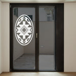 Native American Design Oval Decal | (Static Cling) - Image 4