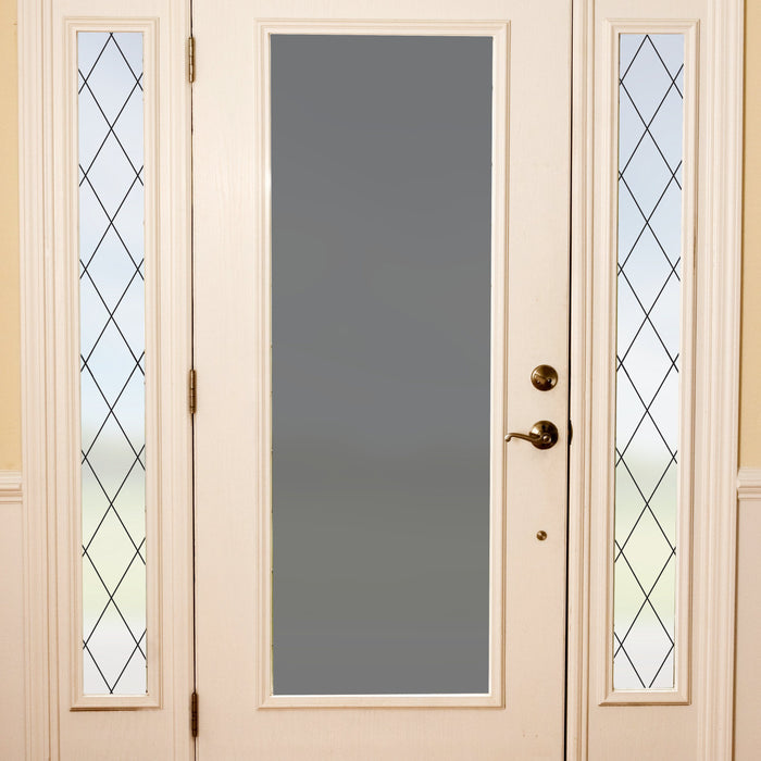 Orleans Leaded Glass | Privacy or See Thru  (Static Cling)