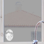 Oval Bear Etched Glass Decal | (Static Cling) - Image 3