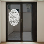 Oval Deer Scene | (Static Cling) - Image 6