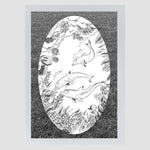 Oval Dolphin Scene | (Static Cling) - Image 6