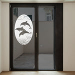 Oval Dolphins Jumping | (Static Cling) - Image 6