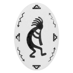 Oval Kokopelli | Static Cling - Image 2