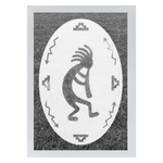Oval Kokopelli | Static Cling - Image 3
