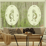 Oval Kokopelli | Static Cling - Image 6