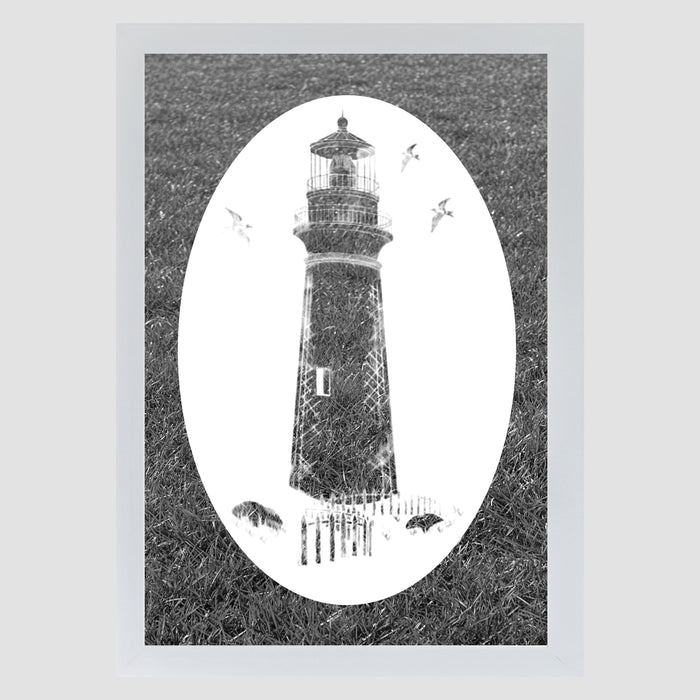 Oval Lighthouse | (Static Cling ) - Window Film World
