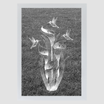 Oval Lily & Hummingbird | Static Cling - Image 3