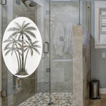 Oval Palm Tree Center | Static Cling - Image 7