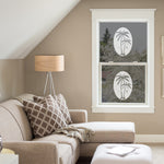 Oval Palm Tree Left Side | Static Cling - Image 1