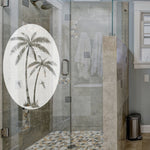 Oval Palm Tree Left Side | Static Cling - Image 7
