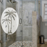 Oval Palm Tree Right Side | (Static Cling) - Image 7
