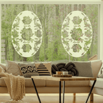 Oval Rose Garland  | (Static Cling ) - Image 5