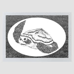 Oval Sea Turtle  | (Static Cling ) - Image 3