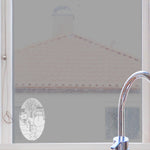 Oval Snow Couple  | (Static Cling ) - Image 1