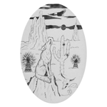 Oval Southwest Scene  | (Static Cling ) - Image 2