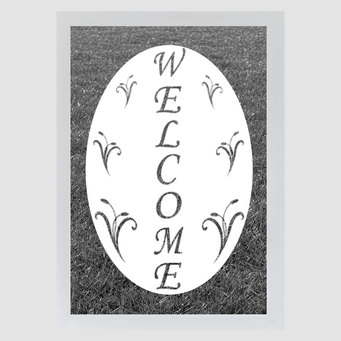 Oval Welcome | (Static Cling)