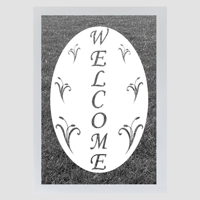 Oval  Welcome | (Static Cling)