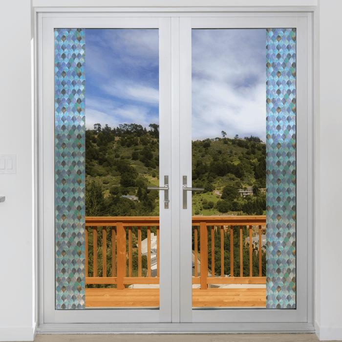 Peacock Stained Glass | Privacy Static Cling - Window Film World