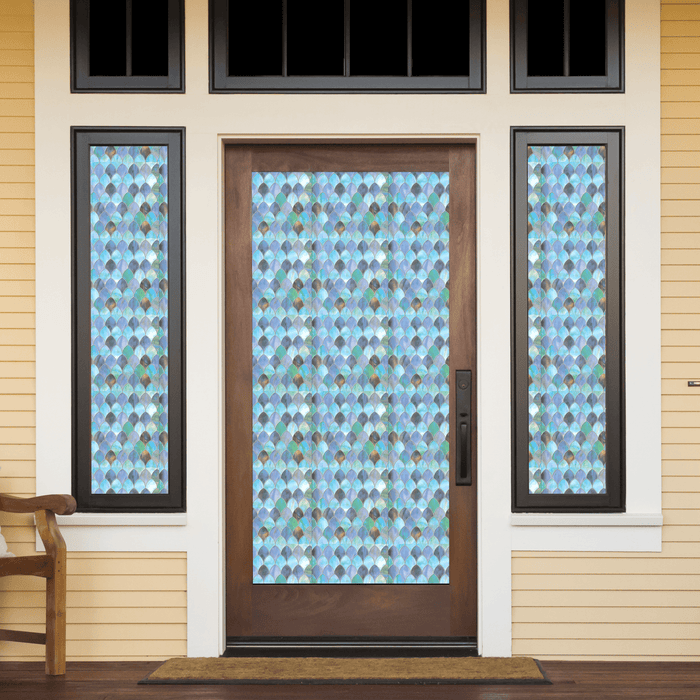 Peacock Stained Glass | Privacy Static Cling - Window Film World