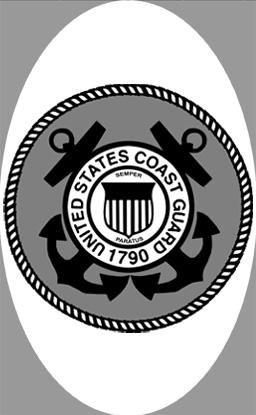 4" x 6" U.S. Coast Guard Decal | (Static Cling) - Window Film World