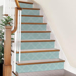Slate Blue Quatrefoil Peel And Stick Wallpaper - Image 6