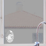 Vertical Flag Etched Eagle  (Static Cling) - Image 3