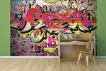 City Graffiti Wall Mural - Image 1