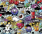 Graffiti Monster Wall Mural - Image 2
