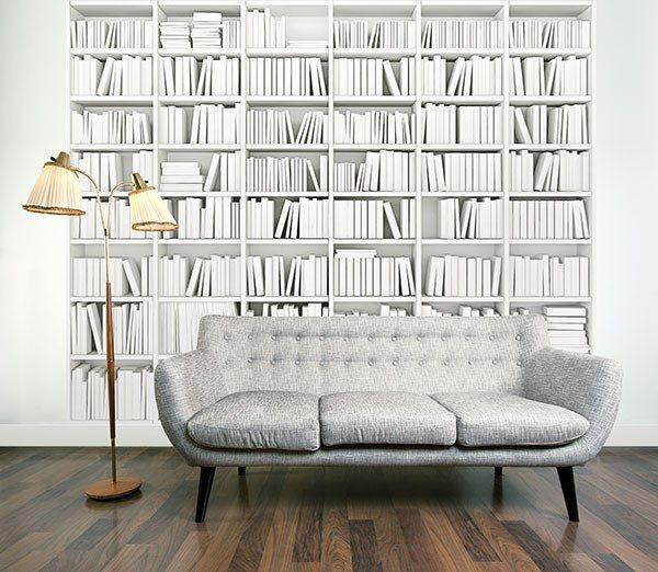 Vivyet Peel and Stick Wall Mural - Home Library 154.3x110.2