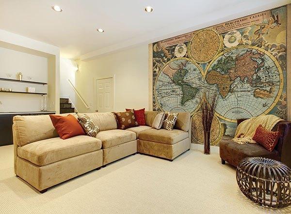 Travelers Globe Wall Mural