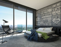 Chalk Quotes Wall Mural - Window Film World