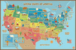 Kids USA Dry Erase Map - Image 2