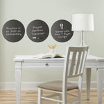 Charcoal Black Dry Erase Decal Dot - Image 1