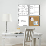 White Dry Erase Organization Decal Kit - Image 1