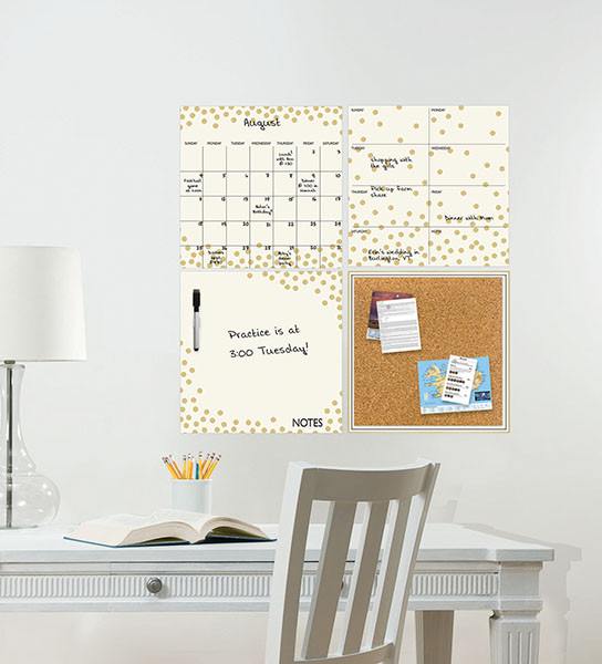 Gold Confetti Organization Kit