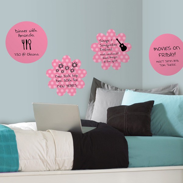 Daisy Pink Dry Erase Shape