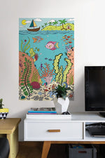 The Reef Coloring Wall Decal - Image 1