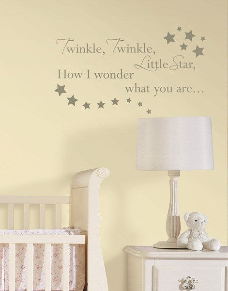 Twinkle, Twinkle - Wall Decal Quotes - Window Film World