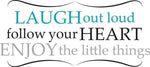Laugh Out Loud - Wall Decal Quotes - Image 2