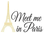 Meet Me in Paris Wall Quote - Image 2