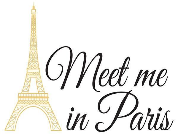 Meet Me in Paris Wall Quote - Window Film World