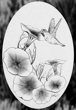 Oval Morning Glory Vertical | (Static Cling) - Image 7